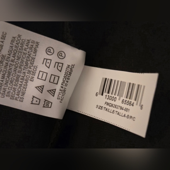 NWT~BCBGMAXAZRIA Faux Leather Top Dress - Picture 13 of 13